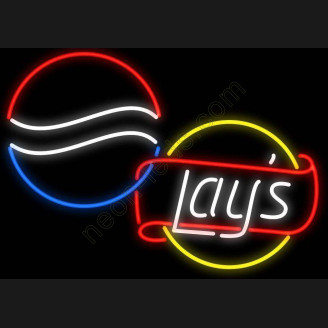 Pepsi Lay's Neon Beer Sign