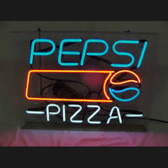 Pepsi Pizza Neon Beer Sign