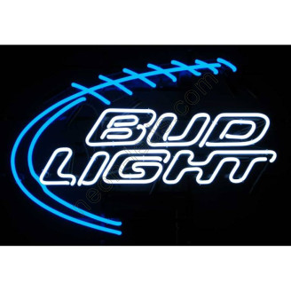Bud Light Football Neon Beer Sign