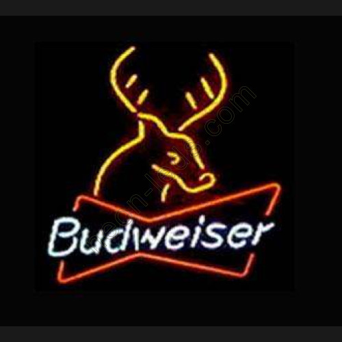 Budweiser Deer Neon Beer Sign-WL-NBN016