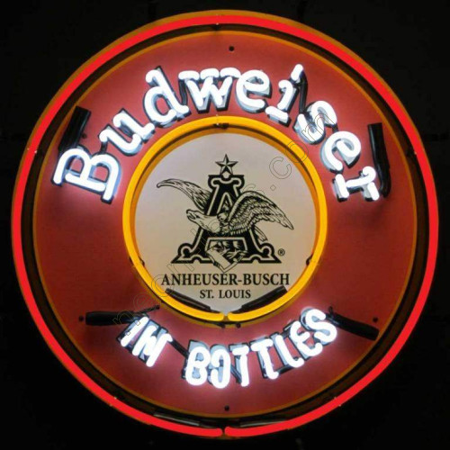 Budweiser In Bottles Neon Sign-WL-NBN050-BD04