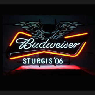 Budweiser Sturgis'06 Neon Beer Sign