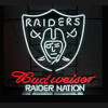 Raiders Budweiser Neon Sign