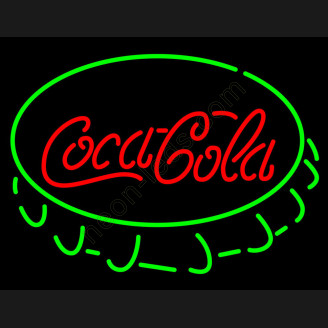 Coca Cola Bottle Cap Neon Beer Sign