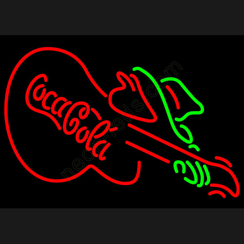 Coca Cola Green Neon Beer Sign-WL-NCCL18