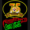 Coca cola season neon beer sign