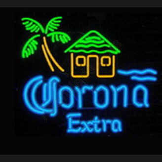 Corona Extra Tiki Hut Neon Sign