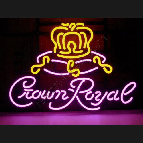 Crown Royal Neon Beer Sign-WL-NBCRL01