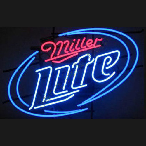 Miller Lite Neon Beer Sign-WL-NBN031
