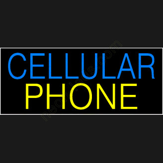 Cellular Phone NEON Sign