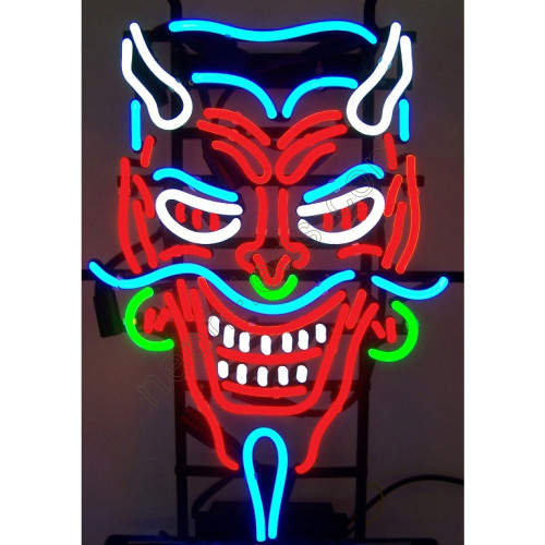 Devil's Head Tattoo Piercing Neon Sign-WL-NTAT01-2