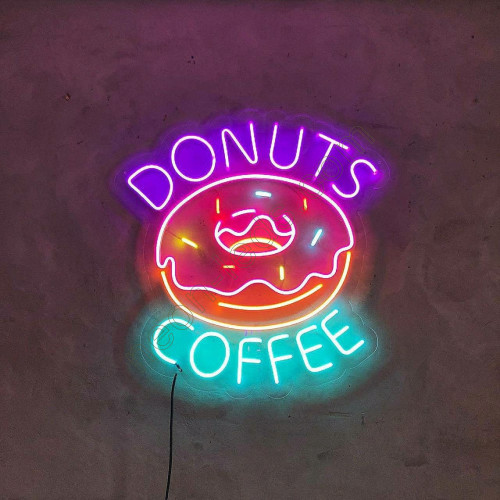 Donuts Coffee neon sign-WL-DTS01