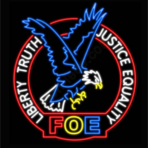 Foe Eagle Auxiliary Neon Sign-WL-FOX1701