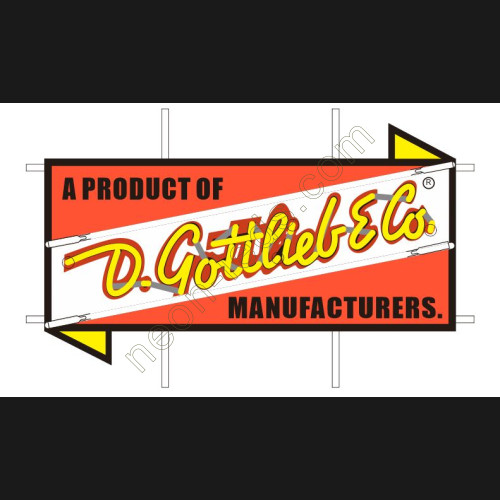 Gottlieb Neon Sign-Gottlieb Neon Sign