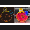 Homer Donut Neon Sign