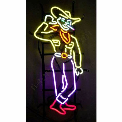 Las Vegas Vic Cowboy Neon Sign-WL-CB02