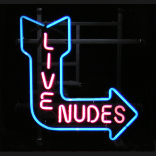 Live NUDES Neon Sign