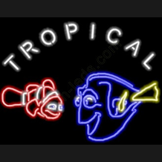Tropical Fish Store Neon Sign