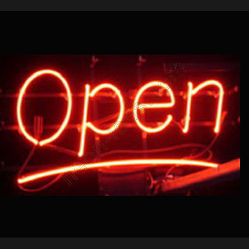 Red color neon open sign-WL-ON11