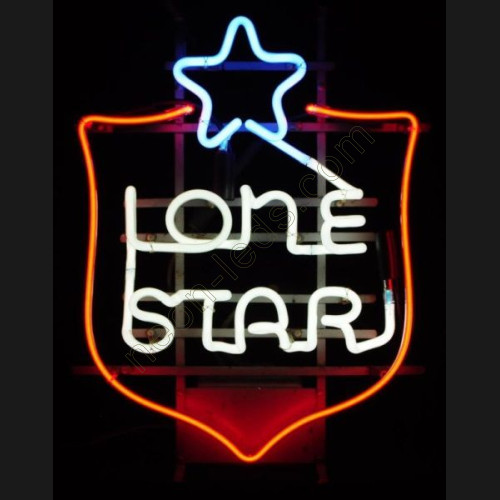 Lone Star Neon Beer Sign-WL-LS04