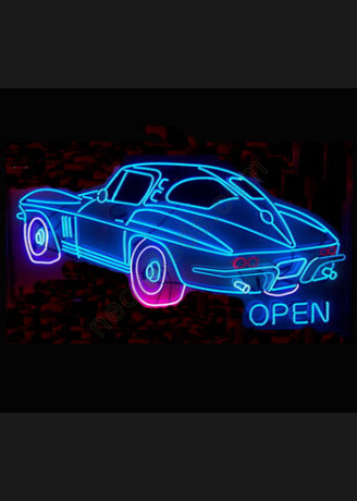 Stingray Chevrolet Neon Auto Sign