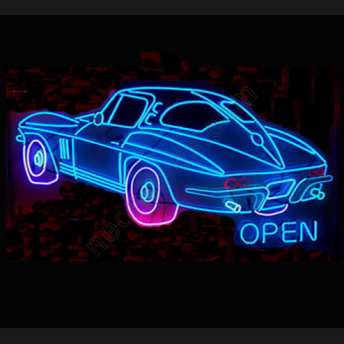 Stingray Chevrolet Neon Auto Sign,WL-AUN35