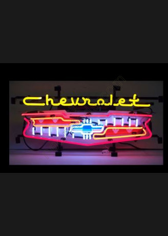 Chevrolet Grill Neon Auto Sign Chevrolet Grill Neon Auto Sign