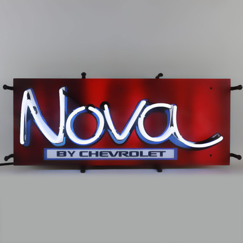 NOVA BY CHEVROLET NEON AUTO SIGN