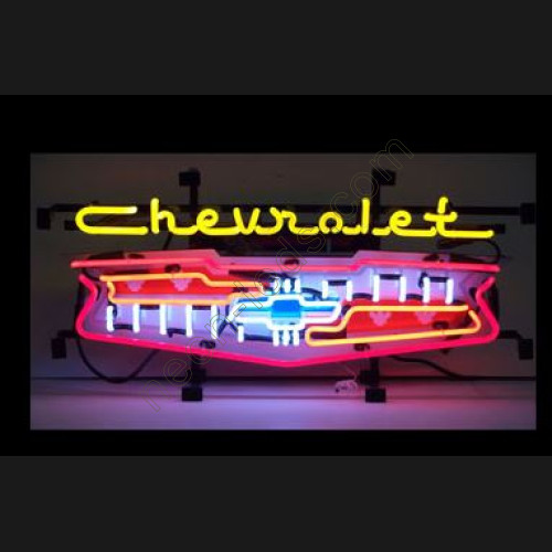 Chevrolet Grill Neon Auto Sign