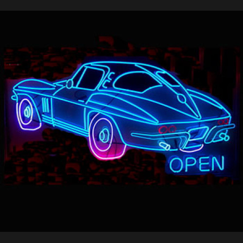 Stingray Chevrolet Neon Auto Sign