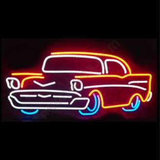 57 Chevy Bar Neon Auto Sign