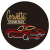 CORVETTE STINGRAY NEON AUTO SIGN