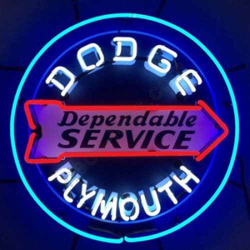 Dodge Plymouth Neon Auto Sign WL-DOP701 Dodge Plymouth Neon Auto Sign WL-DOP701