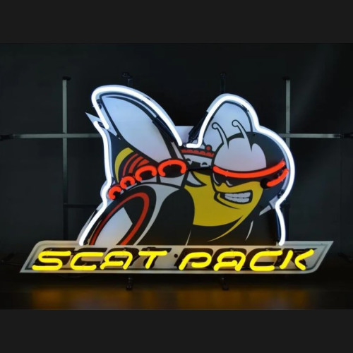 Dodge Scat Pack Neon Auto Sign