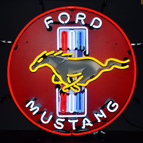 Ford Mustang Neon Auto Sign,WL-AUN04-2 Ford Mustang Neon Auto Sign,WL-AUN04-2