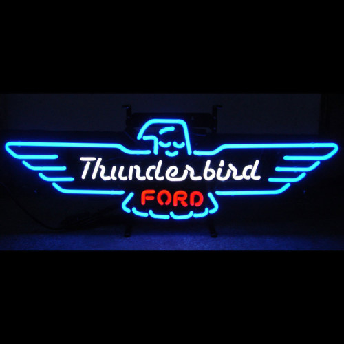 Thunderbird Ford Neon Auto Sign