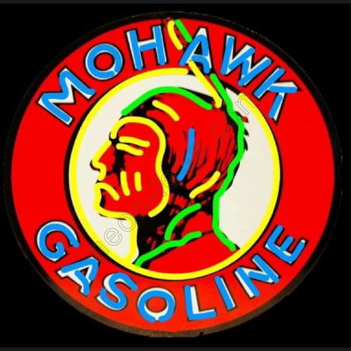 Mohawk Gasoline Neon Auto Sign WL-HAWK31 Mohawk Gasoline Neon Auto Sign WL-HAWK31