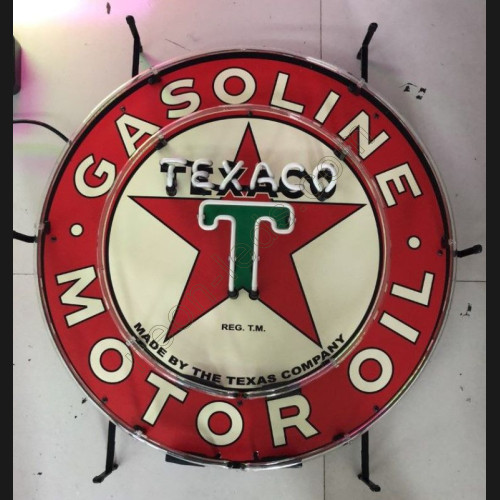  Texaco Gasoline motor oil Neon Sign