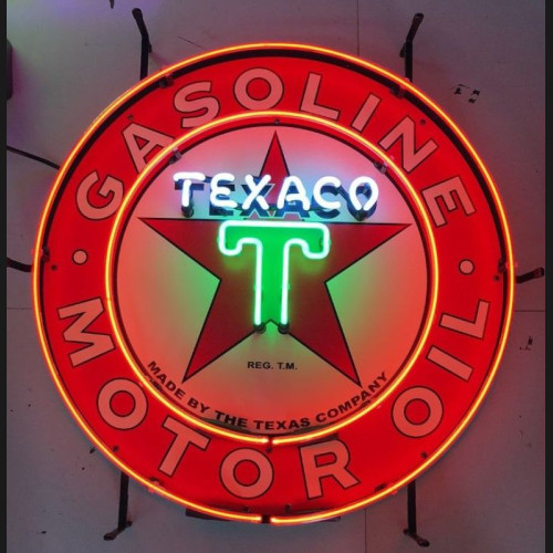  Texaco Gasoline motor oil Neon Sign