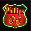 Phillips 66 Gasoline Neon Auto Sign