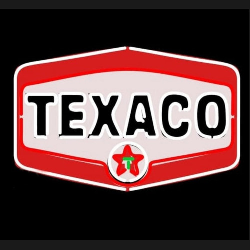 Texaco Gasoline Neon Auto Sign