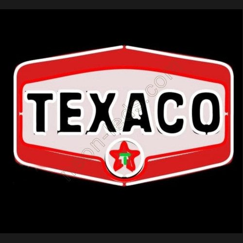 Texaco Gasoline Neon Auto Sign