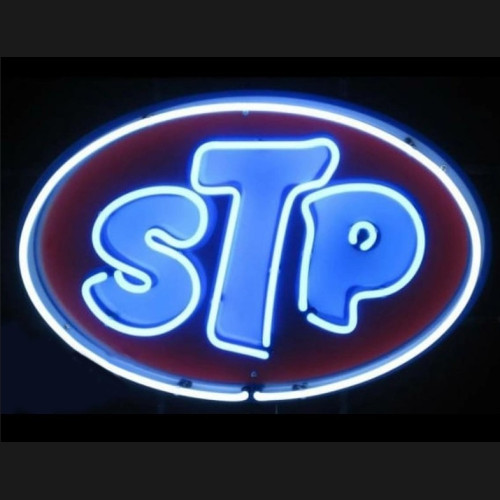 STP Gasoline Neon Auto Sign