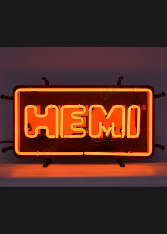 HEMI Neon Automobile Sign