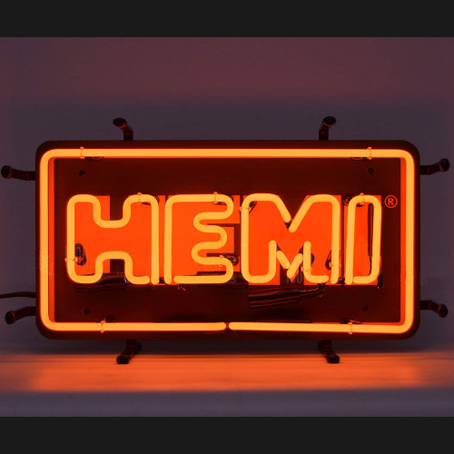 HEMI Neon Automobile Sign