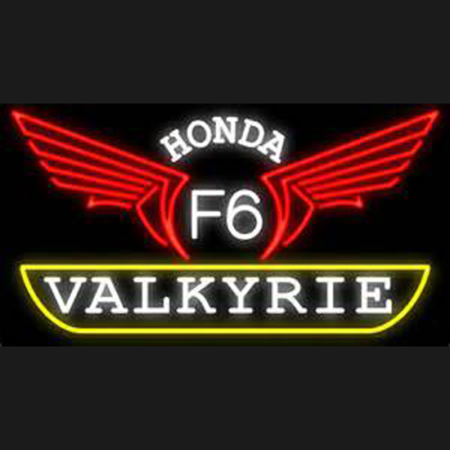 Honda F6 Valkyrie Neon Auto Sign