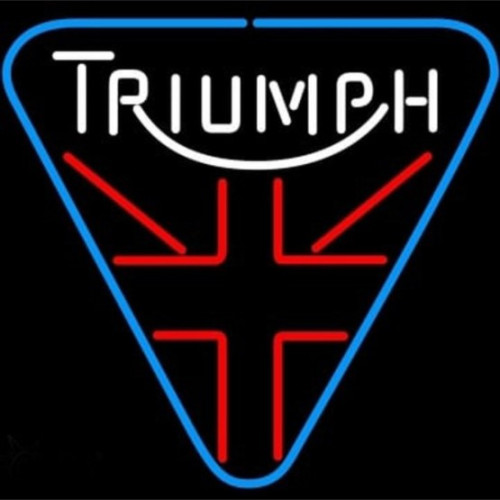 Triumph Motorcycle Thruxton Rocket Daytona Neon Auto Sign