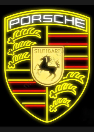 Porsche Handmade Art Neon Auto Sign