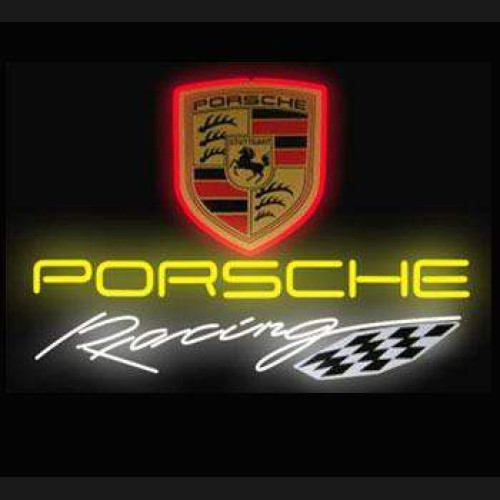 Porsche Racing Neon Auto Sign