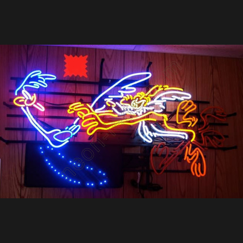 Road Runner Garage Neon Auto Sign
